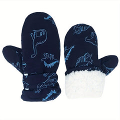 Waterproof Baby Mittens Winter Snow Gloves Boys Girls