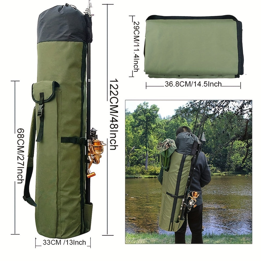 Large Capacity Fishing Rod Bag 121 92 Cm Waterproof Storage Bag