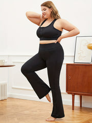 Solid High Rise Stretch Leggings