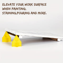 16pcs Pyramid Stands for Painting Canvases Doors Cabinets & More