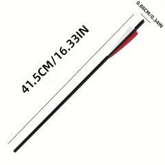 12pcs 16 inch Carbon Fiber Shield Feather Bowfishing Accessory
