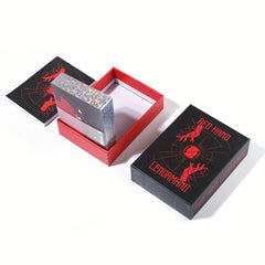Red Hand Lenormand Gilt Edge Rigid Box Booklet Gift