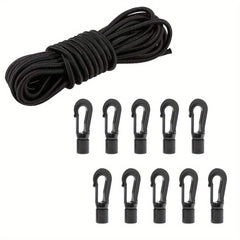 Heavy-Duty Deck Lashing Rope with Hook for Kayak Fishing Boat