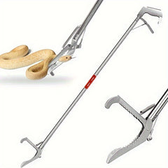 Stainless Steel Snake Catching Clip Eel Clip Folding Lobster Claw Clamp