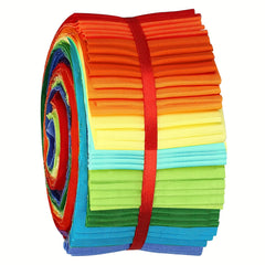 40pcs Cotton Solids Quilting Roll Fabric for DIY Craft