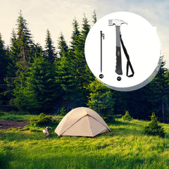 Heavy Duty Camping Hammer + Tent Stake Remover - 31.98 cm