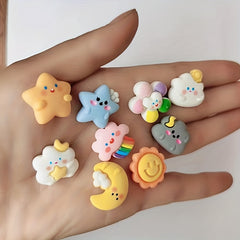 9pcs Weather Resin DIY Kit for Phone Case Hair Clip