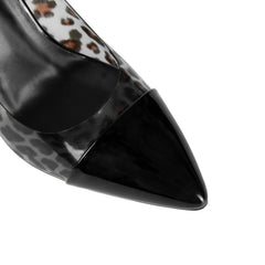 Leopard Print High Heels Pointed Toe Stiletto Pumps