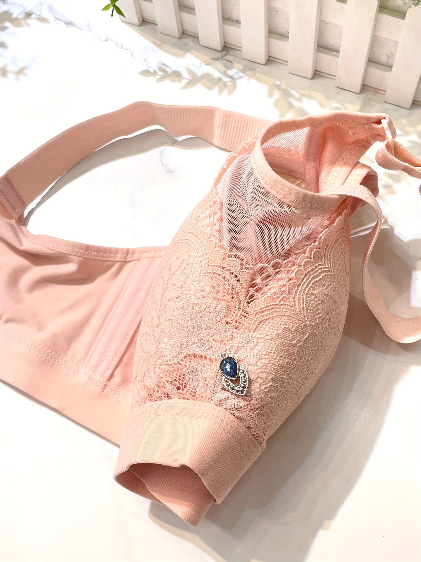 Comfy Push Up Bra Lace Wireless Breathable Women's Lingerie