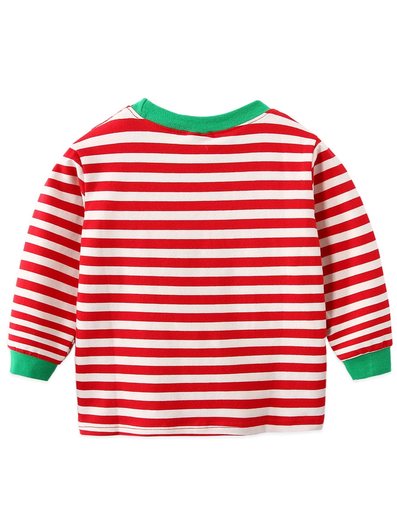 Kids Santa Claus Striped Pajama Set