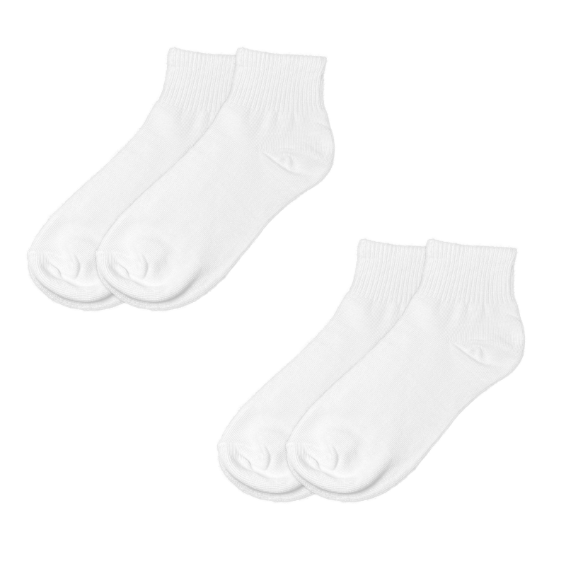 Women's Casual Ankle Socks, 2 Pairs