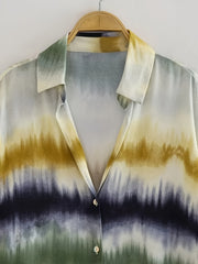 Tie Dye Long Sleeve Shirt & Drawstring Pants Set