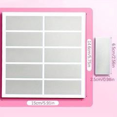 50pcs Scratch Off Stickers Party Favors Stationery Stickers