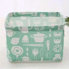 Small Desktop Storage Basket Organizer Box Cosmetic Book Stationery