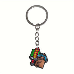 Mini Cartoon PVC Bag Purse Pendant Ornament Key Chain Keyring