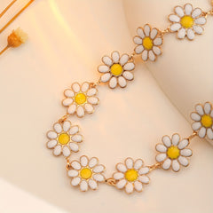 Daisy Flower Feet Chain Anklet Adjustable Foot Jewelry