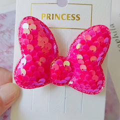 Sequin Bow Hair Clip for Kids