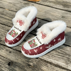 Plush Lined Thermal Snow Boots - Keep Warm Winter Shoes
