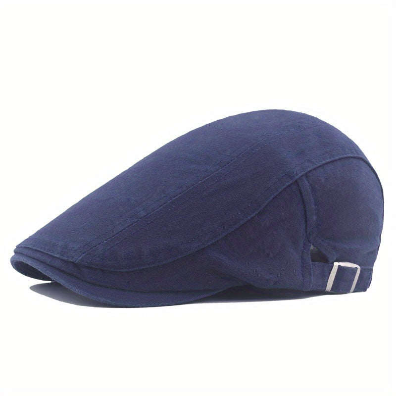 Newsboy Hat Flat Cap Adjustable Breathable Cabbie Ivy Driving Hat