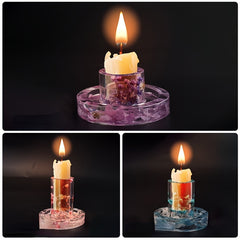 Christmas Candle Silicone Molds for Resin Epoxy