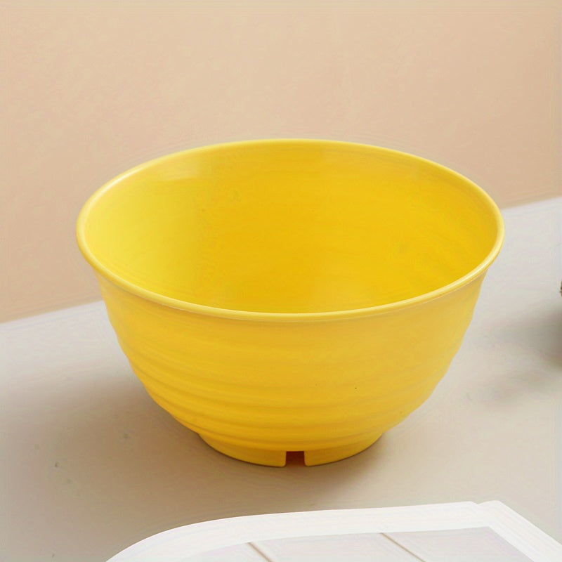 4PCS Plastic Cereal Bowls 30 Oz, Microwave/Dishwasher Safe Salad Soup Rame