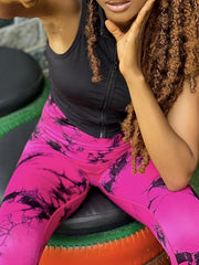 Tie Dye Seamless Leggings High Waisted Yoga Pants