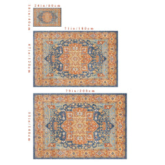 High-End Persian Style Living Room Carpet - Retro Sofa Coffee Table Rug