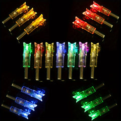 12pcs LED Lighted Arrow Nock For 7.62mm Shaft Archery Accessory
