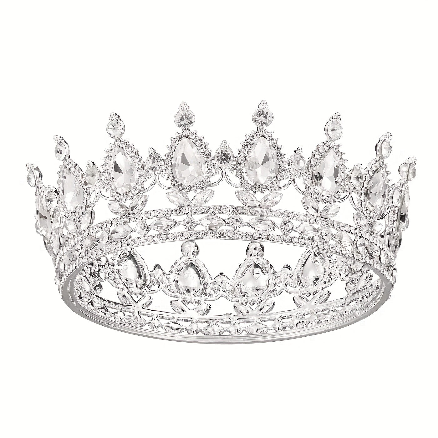 Girls Rhinestone Tiara Crown Princess Crystal Headband for Wedding Prom