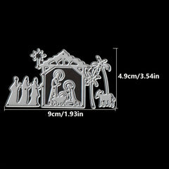 Jesus Birthday Metal Cutting Dies Stencils For Scrapbooking Cards