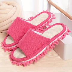 Open Toe Mopping Slippers Slip On Shoes