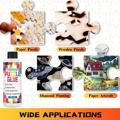 Water Soluble Puzzle Glue 200ml Transparent Non Toxic Quick Drying