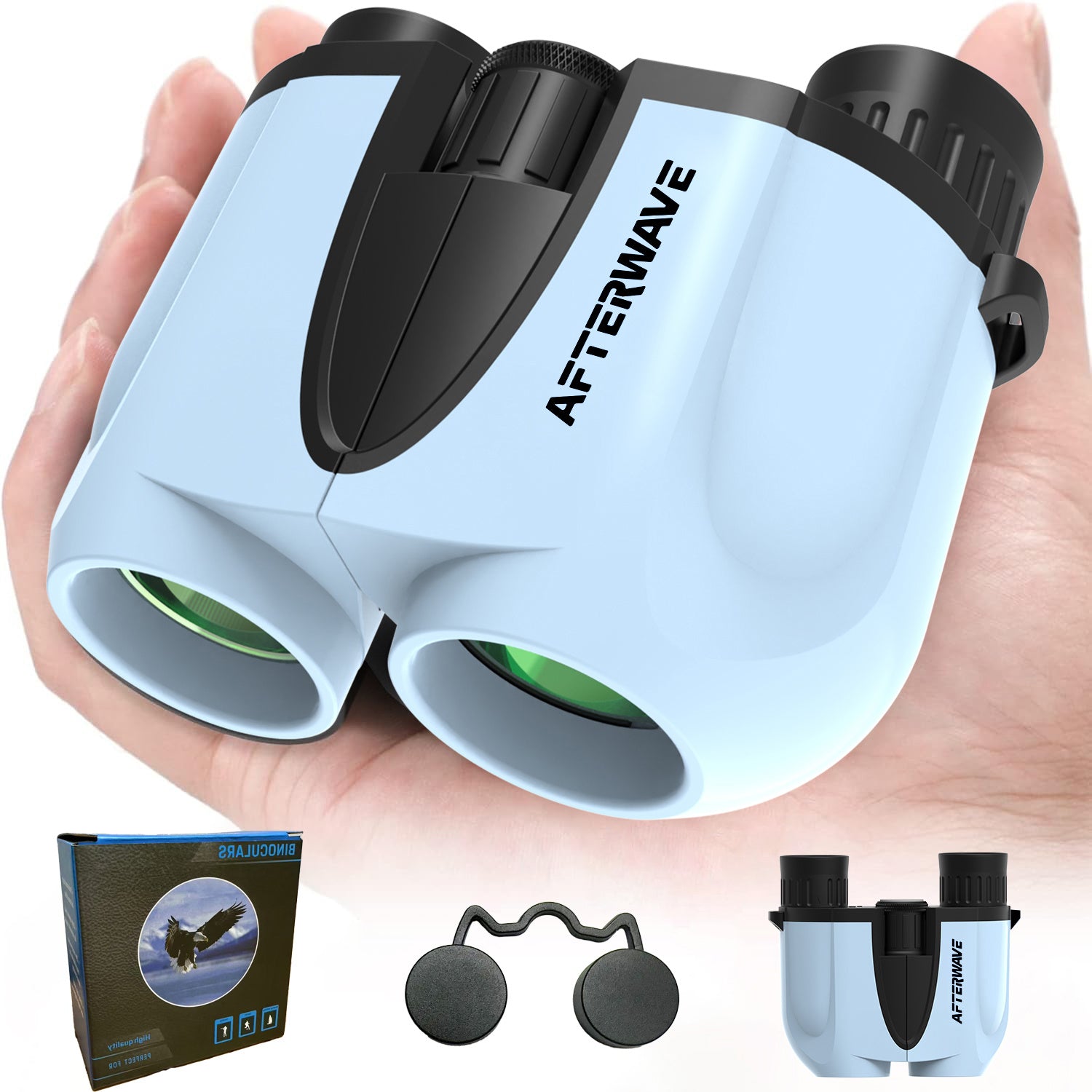 10x25 High Power Binoculars with HD Clarity for Hiking, Camping, Birdwatching