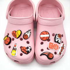 10pcs Cartoon Basketball Shoe Charms for Clogs