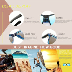 Polarized Driving Sunglasses Vintage Sports UV Protection