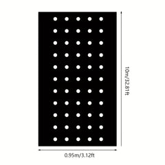 1pc Insulation Punching Film Plastic Film for Agriculture 0.95mx10m