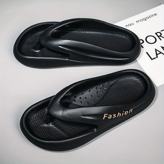 Men's Rubber Sole Flip Flops Lightweight Non slip Slippers