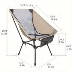 Outdoor Recliner Aluminum Camping Folding Chair