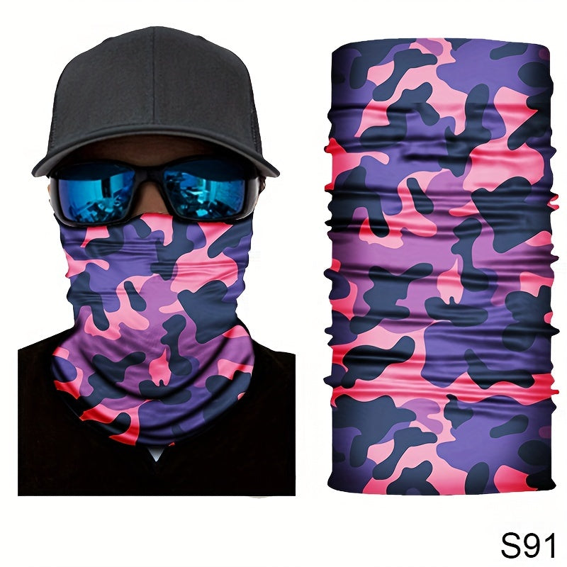 Bandana Balaclava Buff Neck Warmer Cycling Motorcycle Windproof Camouflage Mask