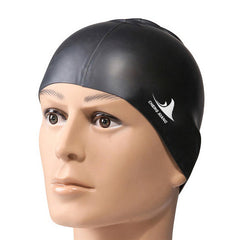 Adult Waterproof Silicone Swimming Cap Non slip Ear Protection