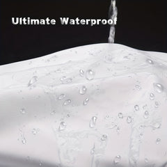 Waterproof Floral Shower Curtain w/ 12 Hooks Bathroom Decor
