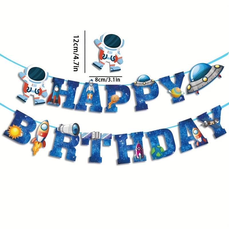 Astronaut Theme Birthday Set with Space Decorations