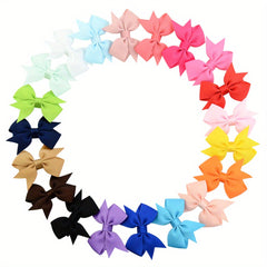 20pcs Small Bowknot Hair Clip Baby Girl Hair Accessories