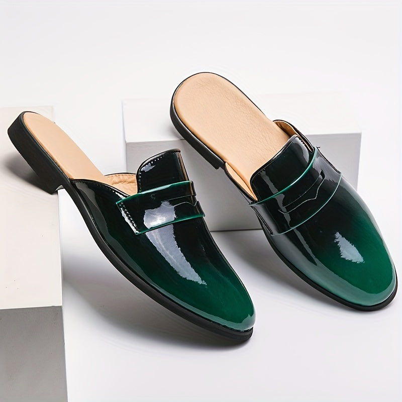 Men's Comfy Backless Loafers Casual Mules