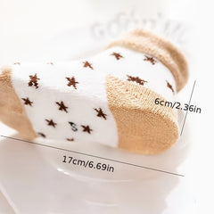 5Pairs Warm Cotton Kids Socks Set Combination