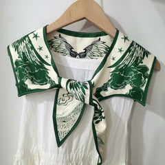 Double Sided Sunproof Printed Shawl Air Condition Room Neck Protection