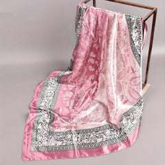 Printing Head Scarf Bandana Towel Two Tone Scarf Women's Shawl