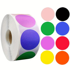 500Pcs Colorful Round Stickers for DIY Projects Gift Packaging