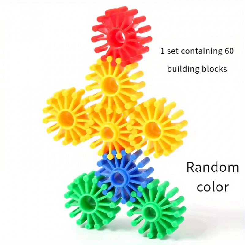 Colorful Interlocking Building Blocks Fun Construction Toy for Kids