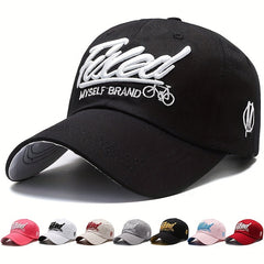 Men's Embroidered Hip Hop Sun Block Baseball Cap
